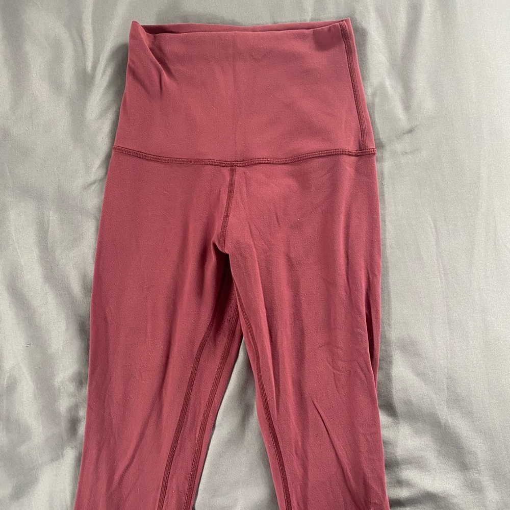 pink lululemon align leggings
